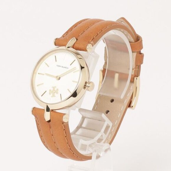 Tory Burch Gold and Brown Women's Watch - Picture 4 of 5